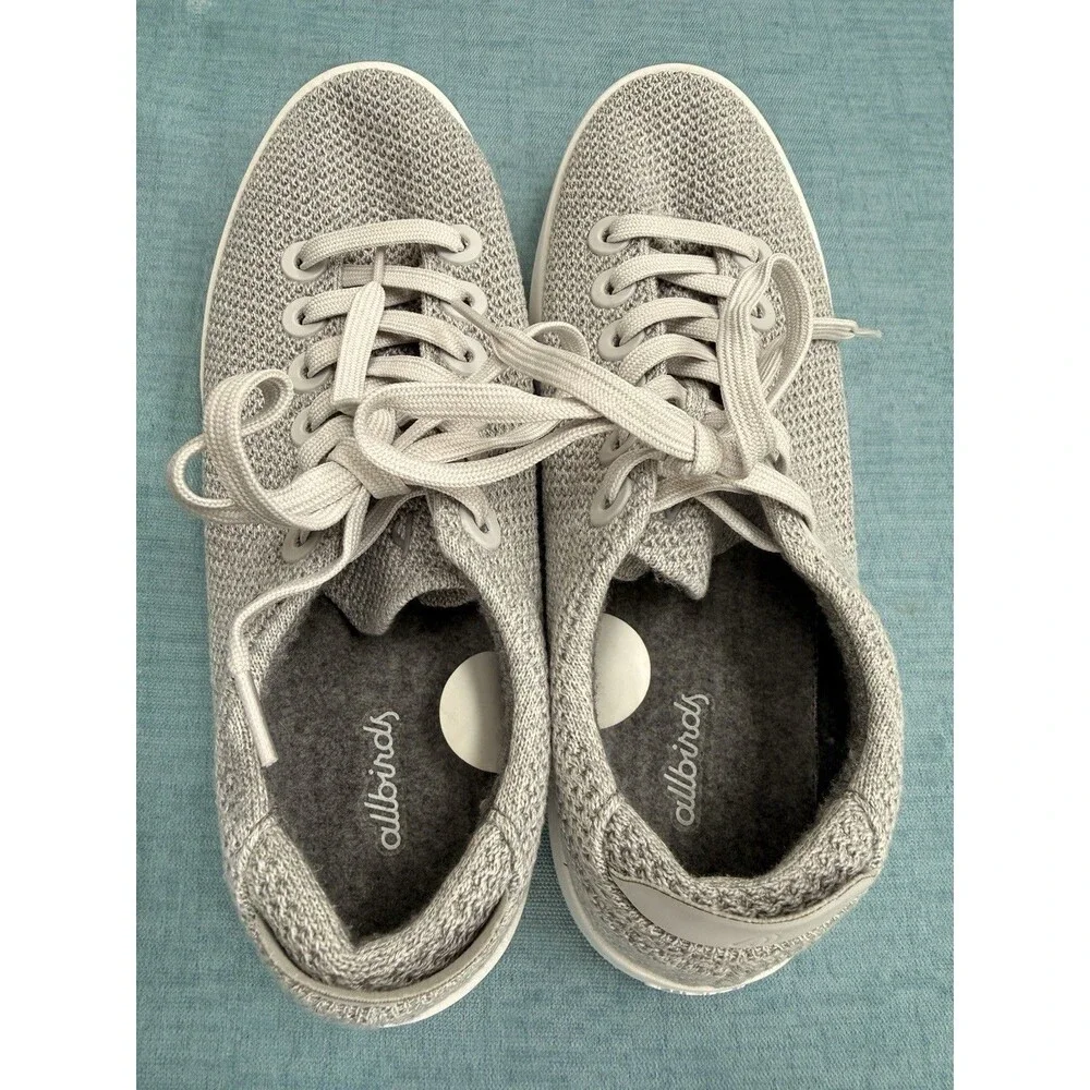 Allbirds Tree Pipers TP Womens Size 10 Sneakers Gray Casual Lace up Shoes